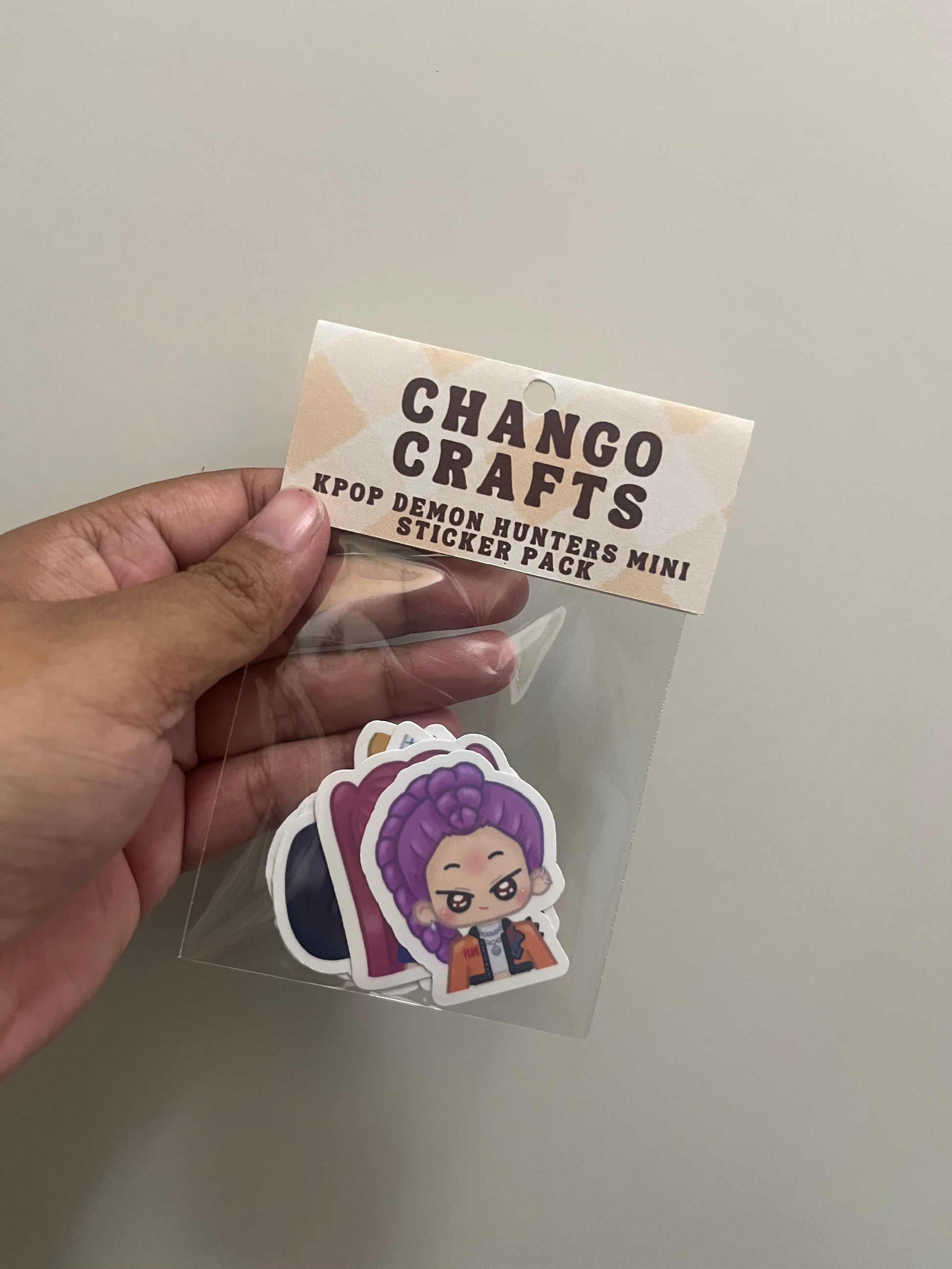 KPOP DEMON HUNTERS MINI STICKER PACK