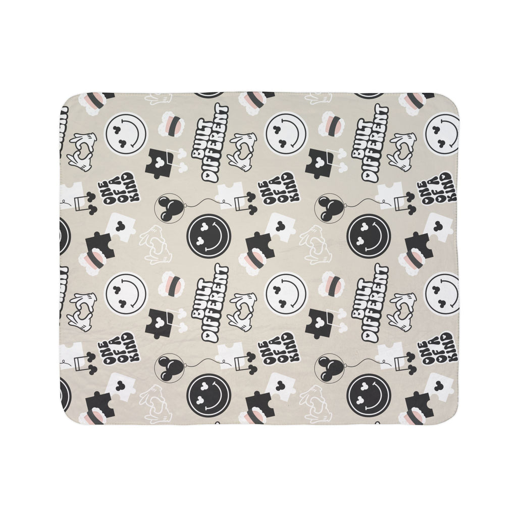 AUWSOME Sherpa Blanket (BEIGE)