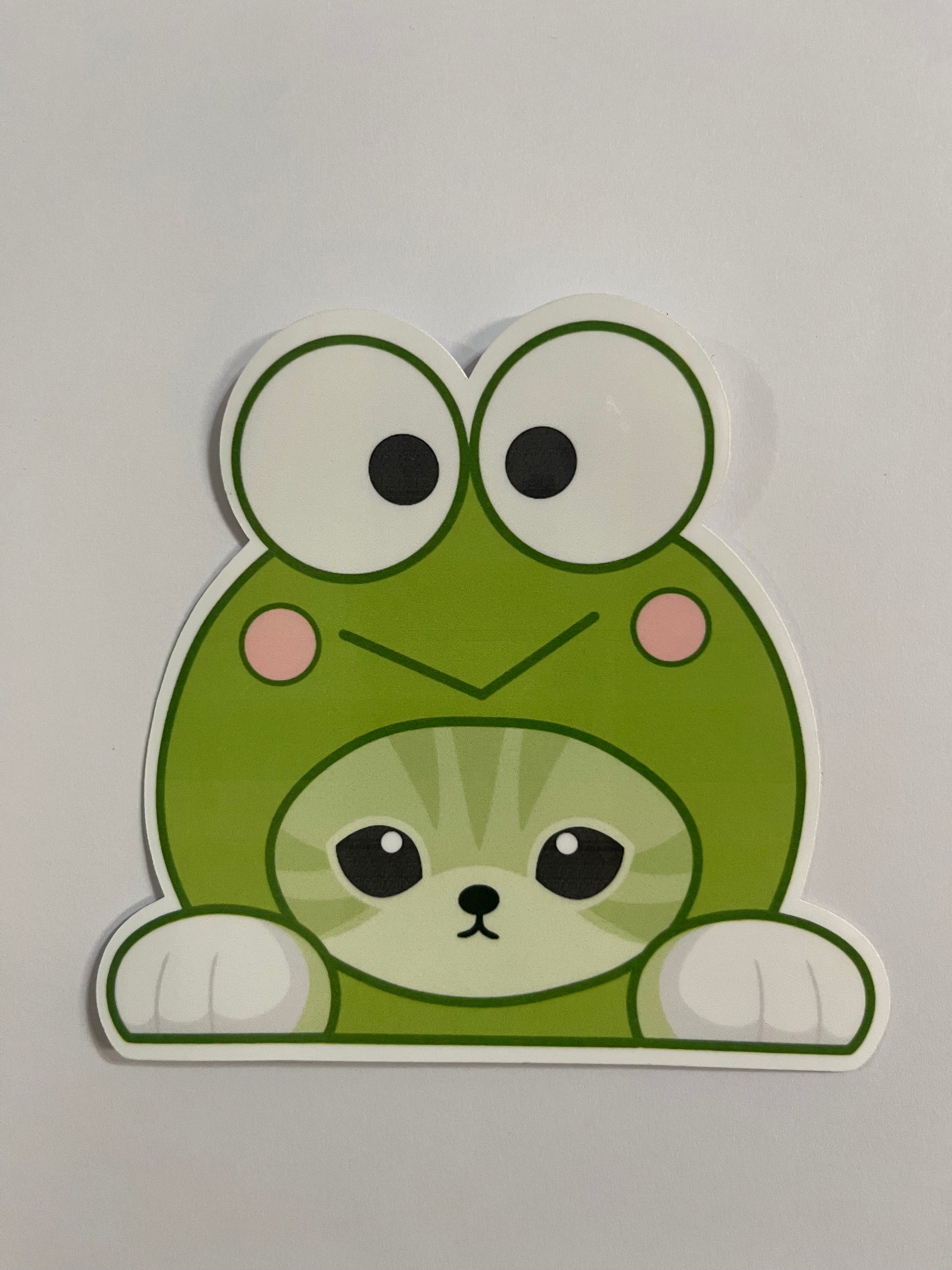 Keropi Mofusand Peeker Sticker