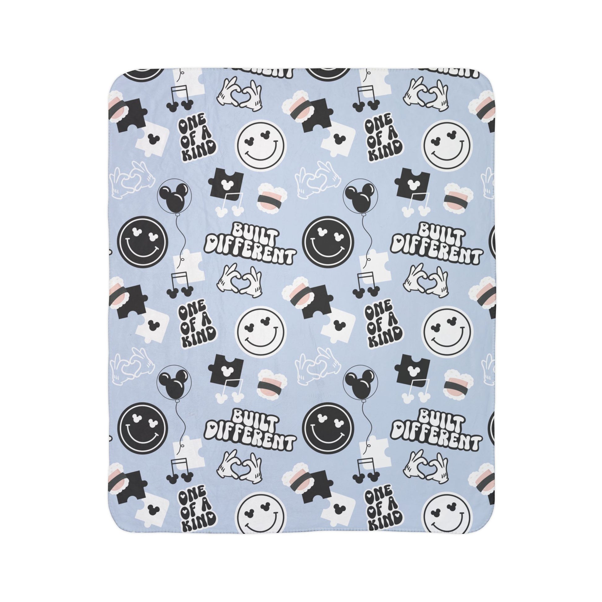 AUWSOME Sherpa Blanket (BLUE)