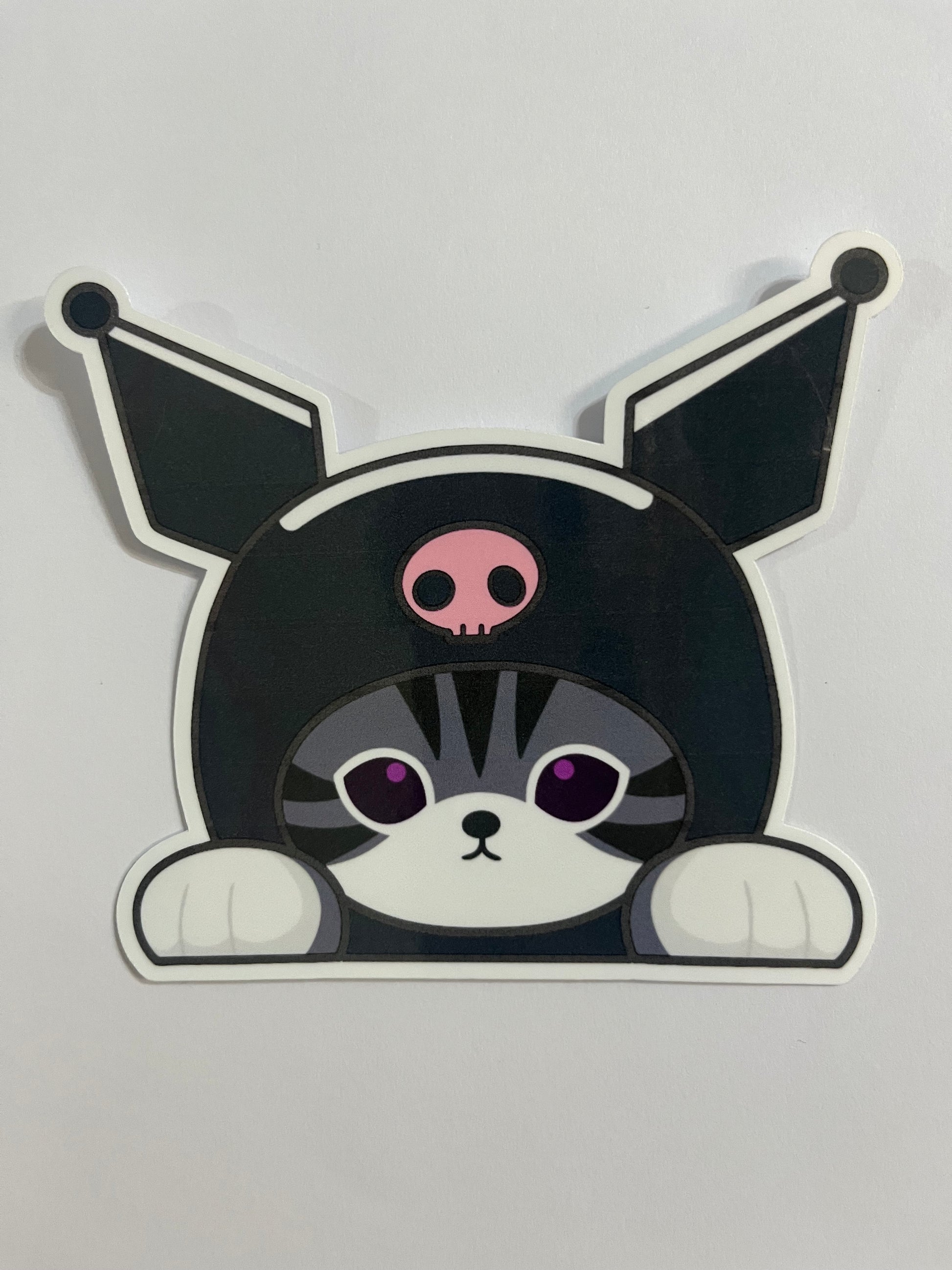 Kuromi x Mofusand Peeker Sticker