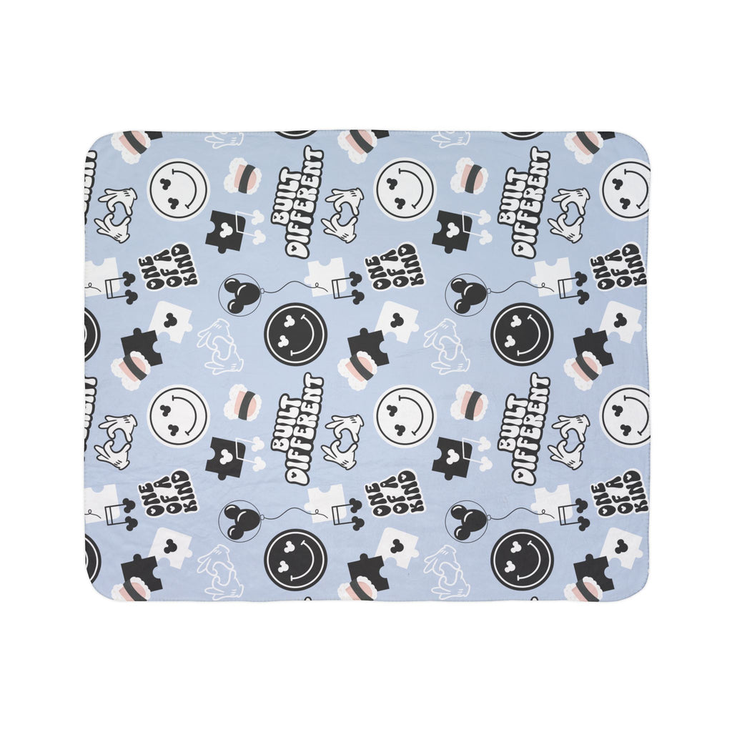 AUWSOME Sherpa Blanket (BLUE)