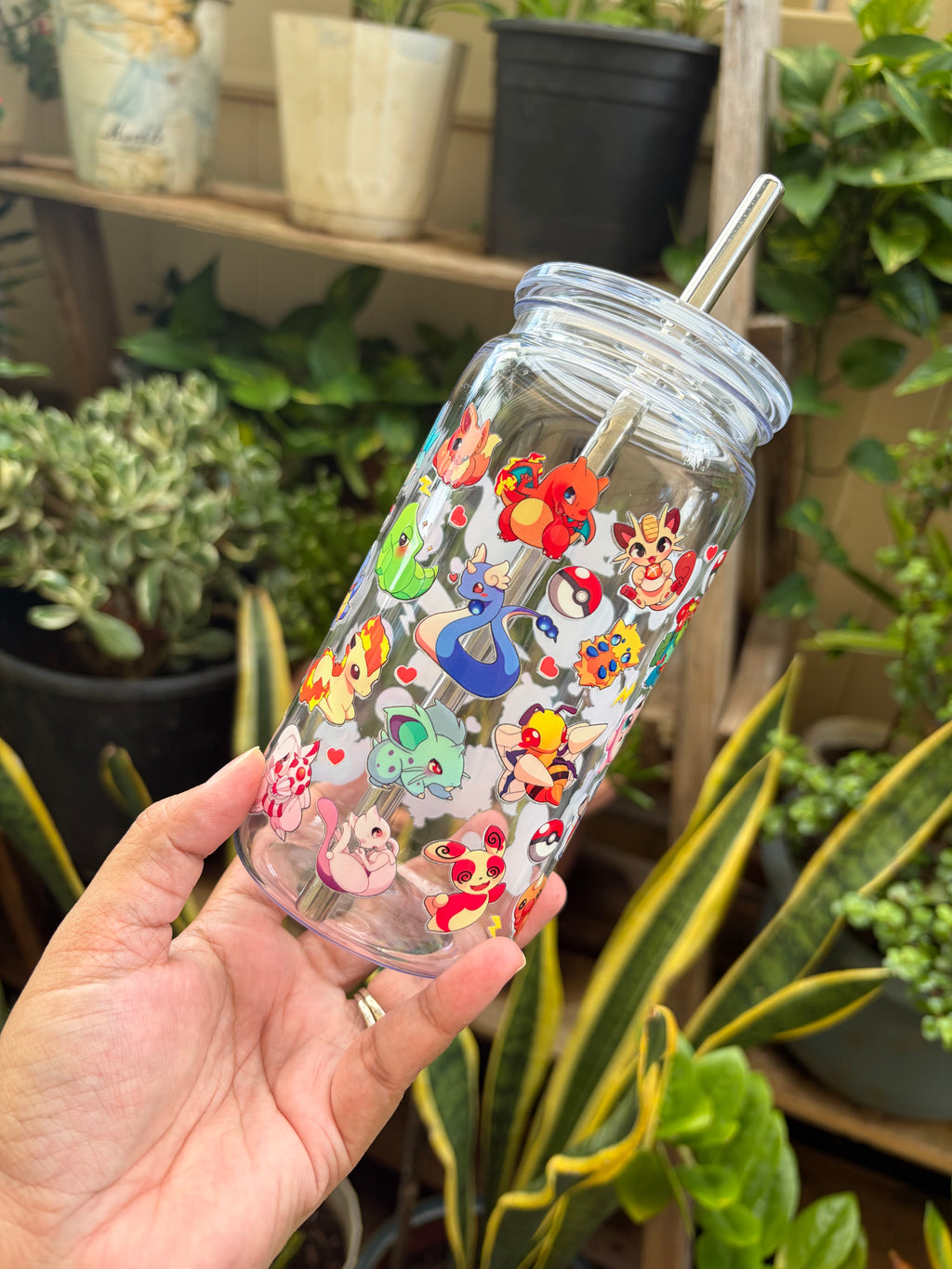 Pokémon Chibi Mini Print Plastic Cup