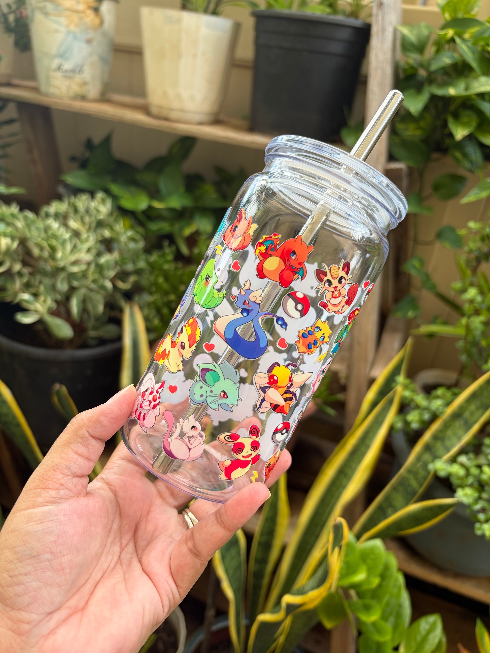 Pokémon Chibi Mini Print Plastic Cup