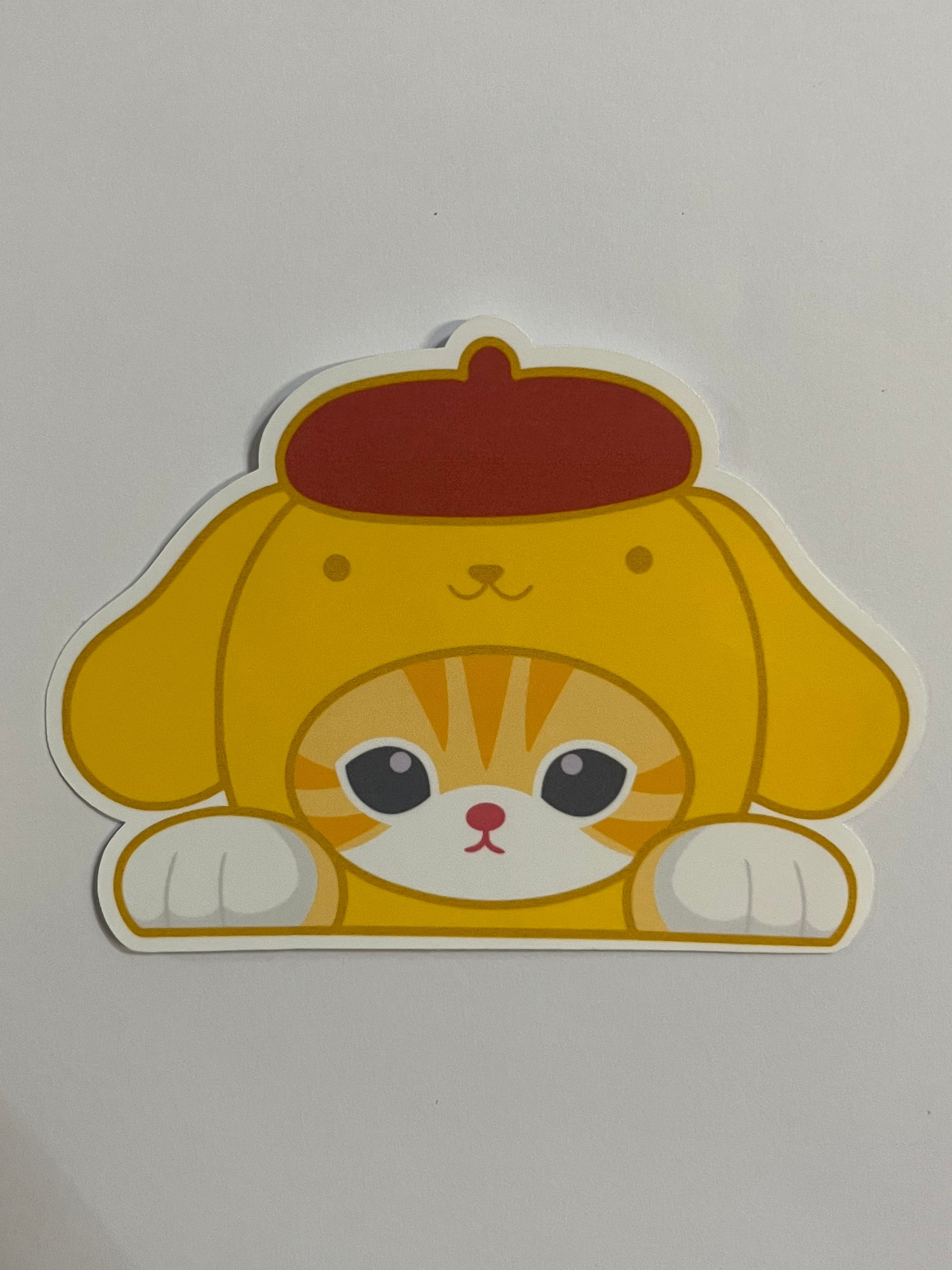 Pompompurin x Mofusand Peeker Sticker