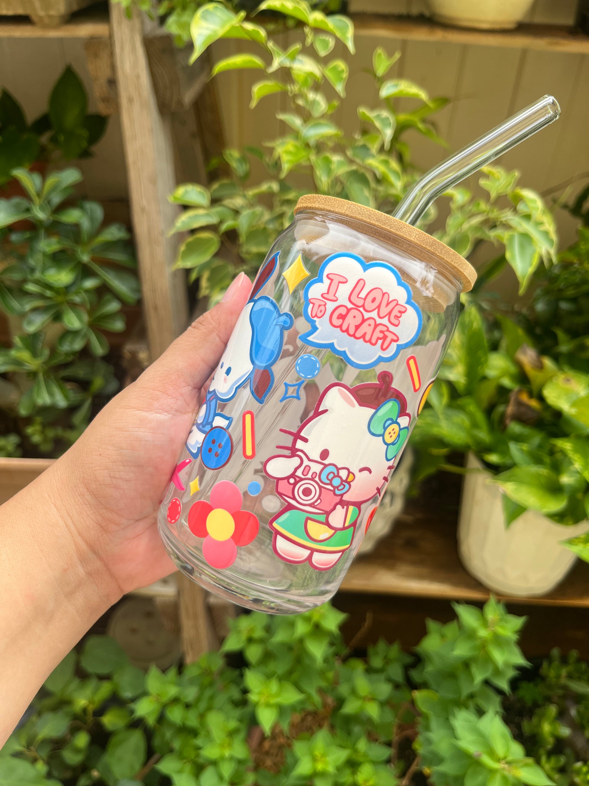 I❤️2️⃣CRAFT Sanrio Glass Cup