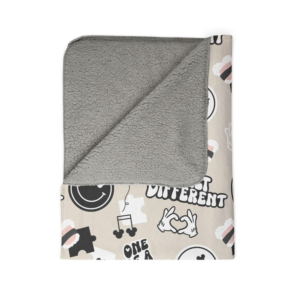 AUWSOME Sherpa Blanket (BEIGE)