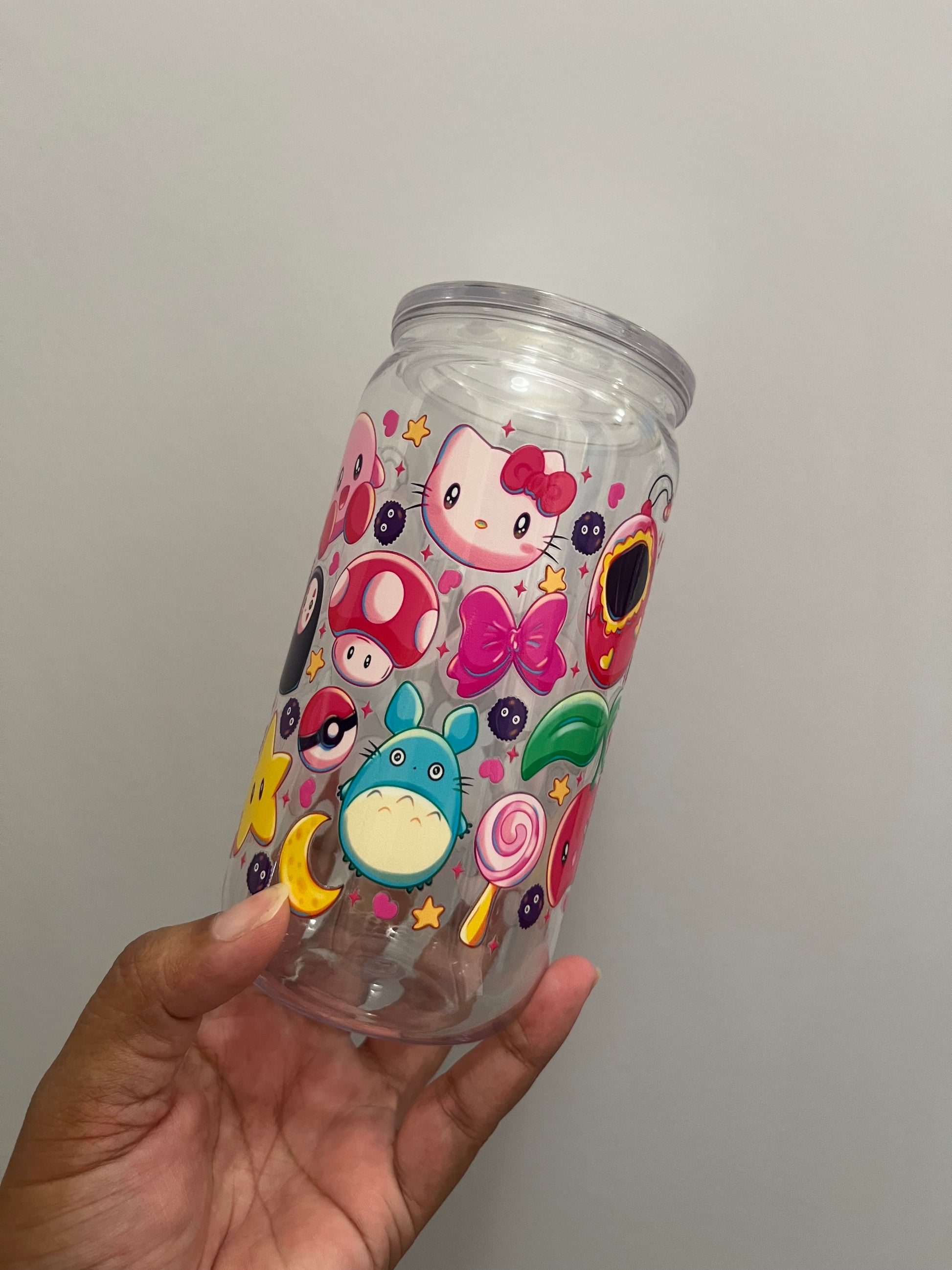 Kawaii Girly Pop Plastic Cup