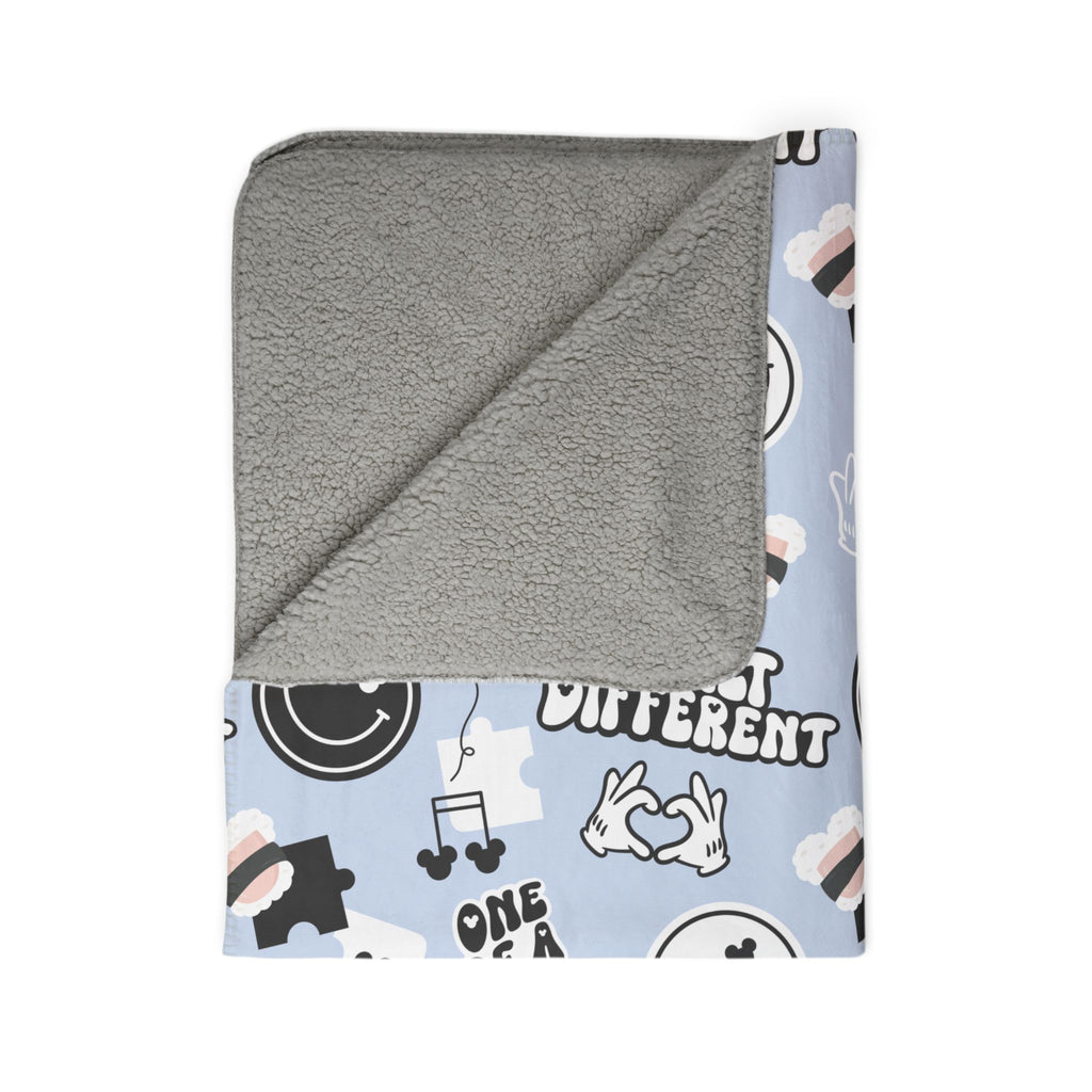 AUWSOME Sherpa Blanket (BLUE)