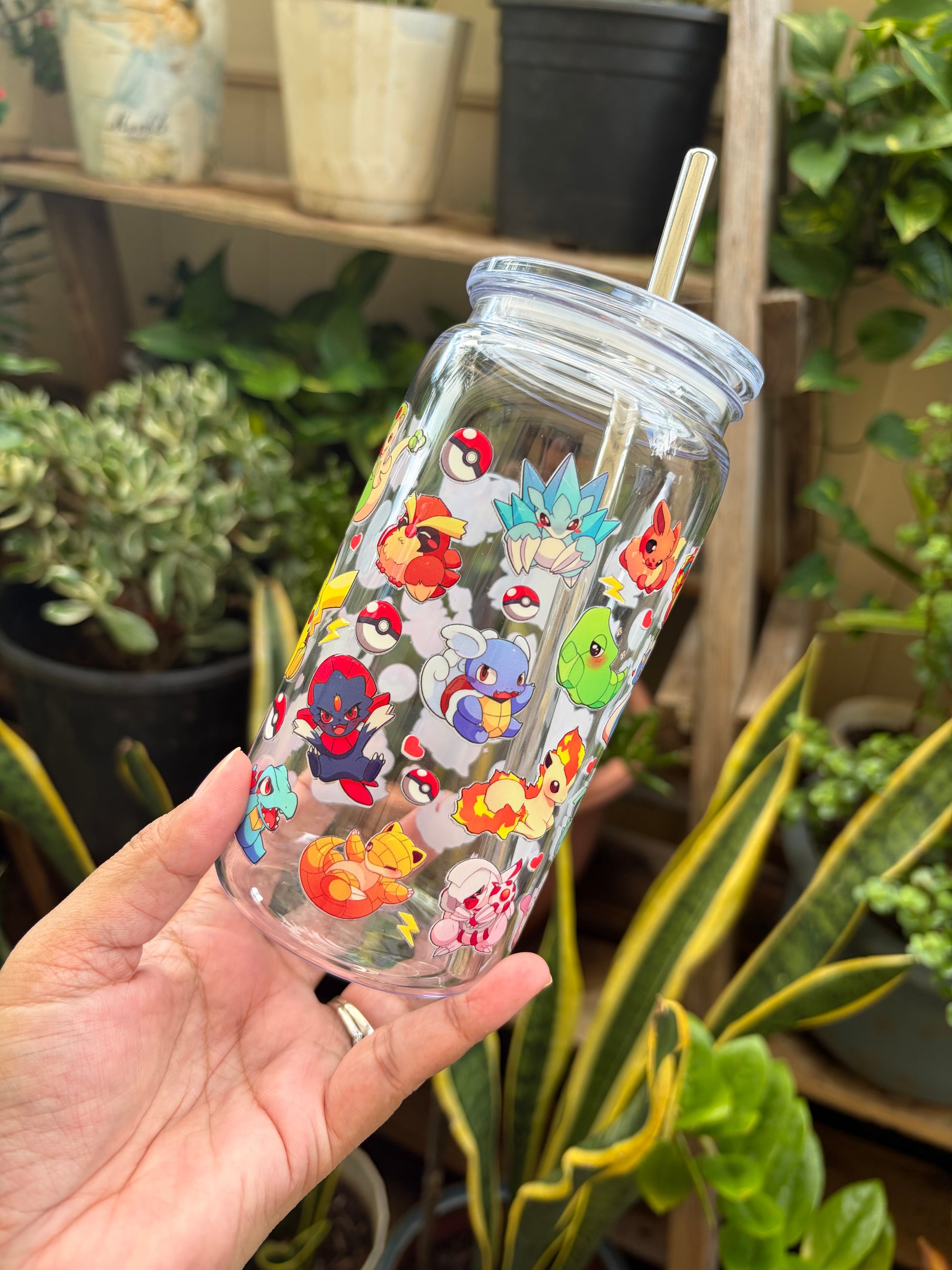 Pokémon Chibi Mini Print Plastic Cup