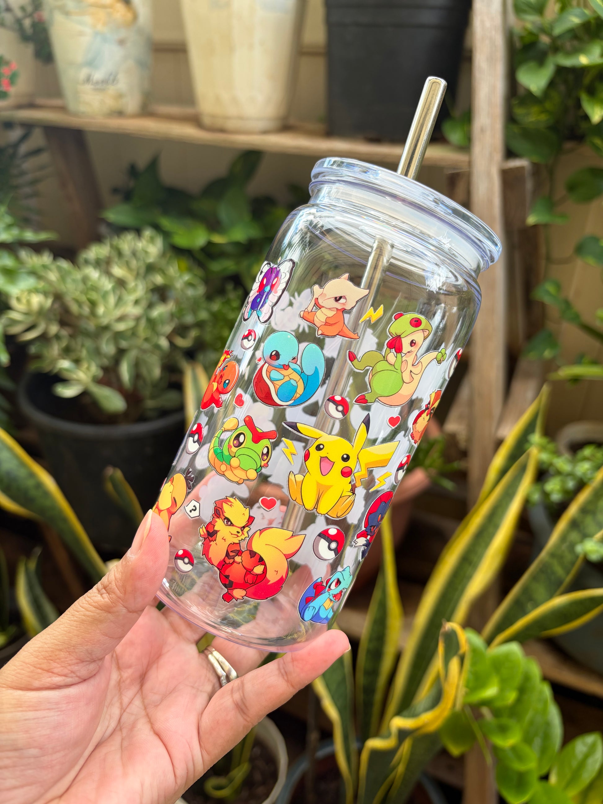 Pokémon Chibi Mini Print Plastic Cup