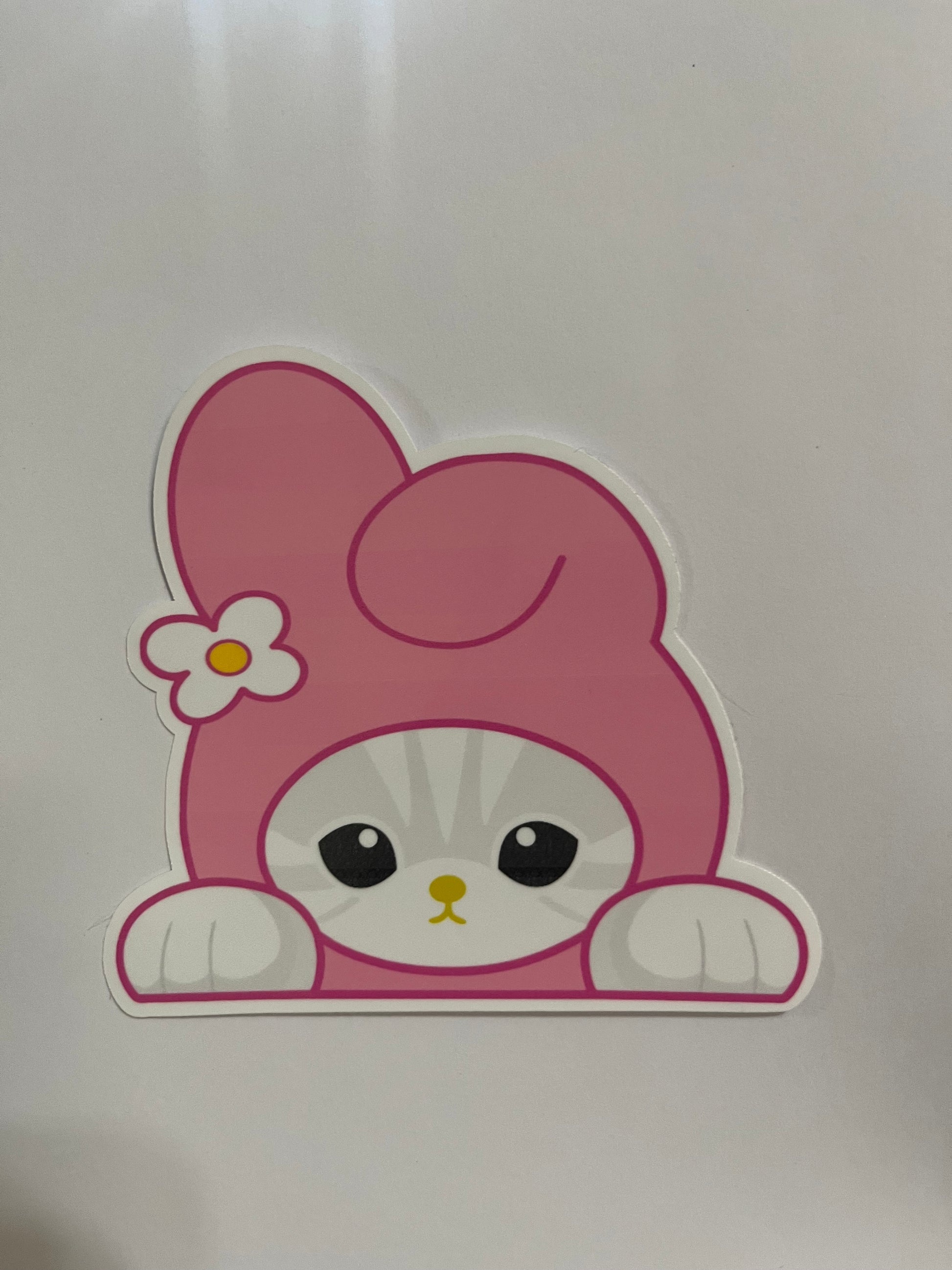 My Melody x Mofusand Peeker Sticker