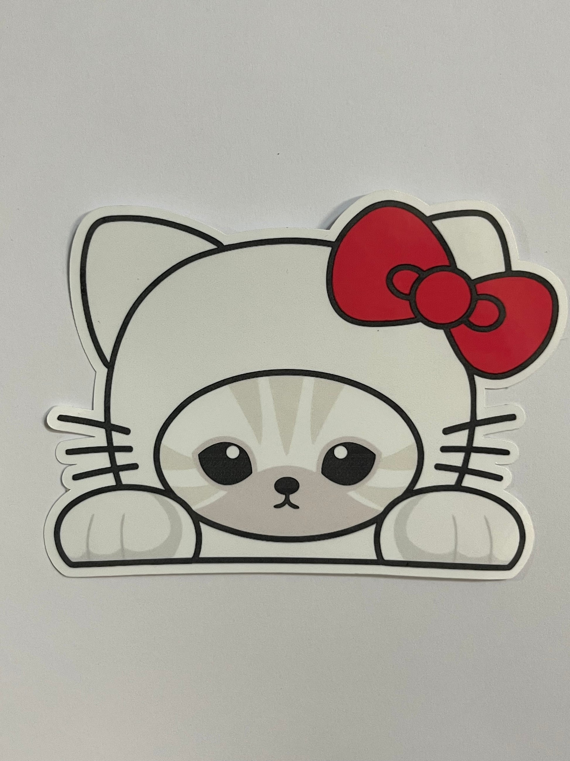 Hello Kitty x Mofusand Peeker Sticker