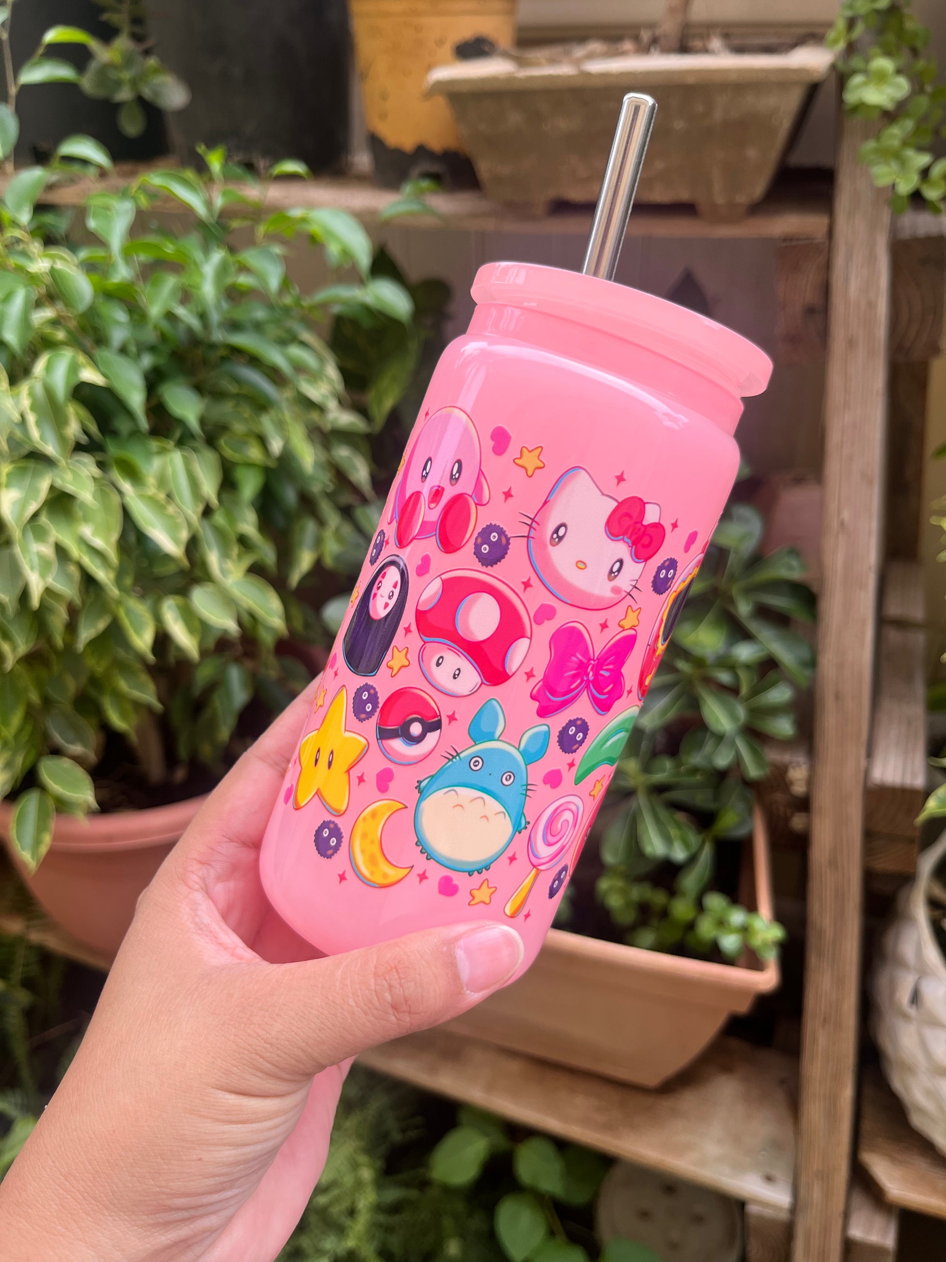Kawaii Girly Pop Glass Cup