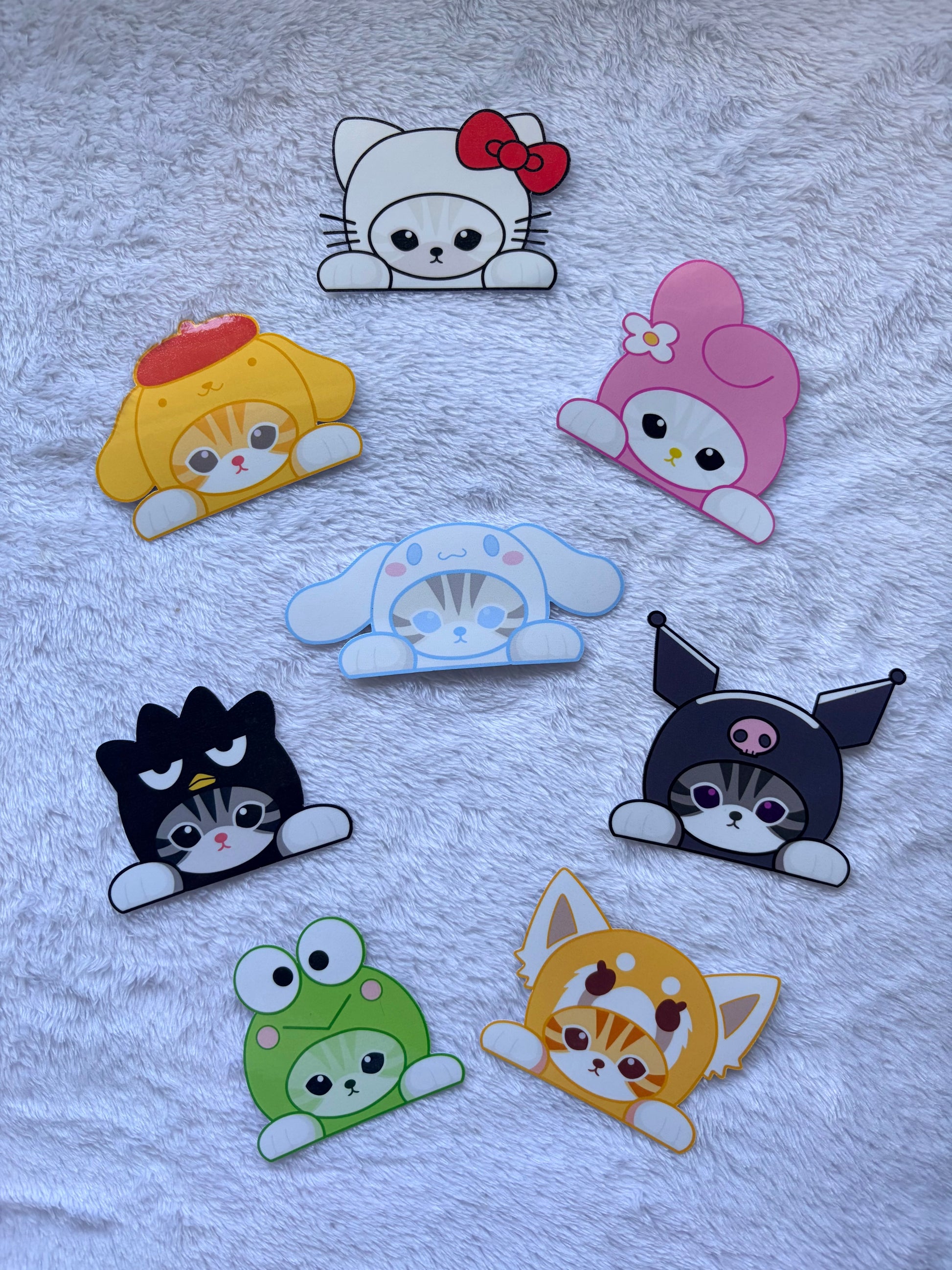 Mini Kitty & Friends Peeker Stickers