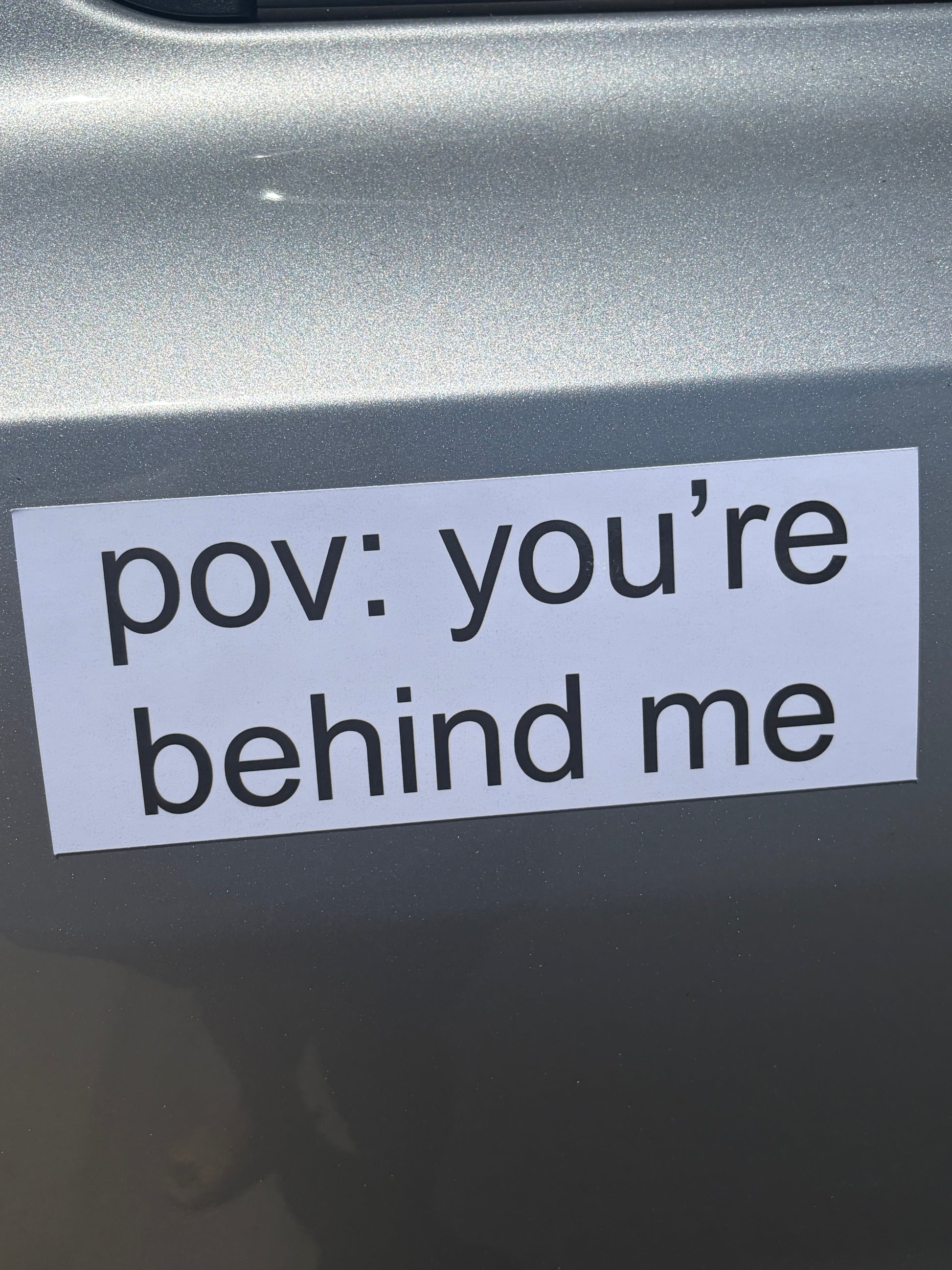 POV CAR MAGNET
