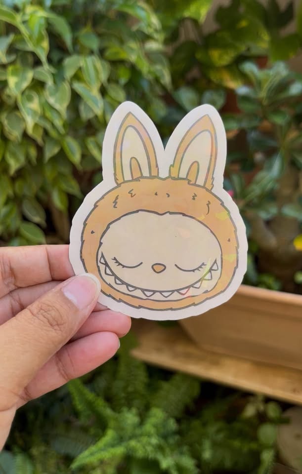 Labubu Holographic Sticker Pack